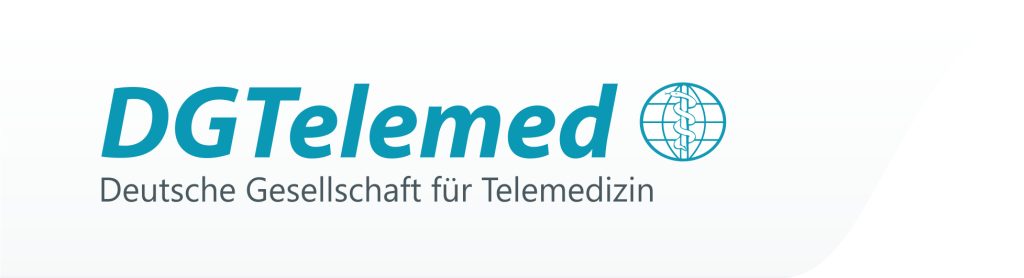 Logo der DGTelemed. Deutsche Gesellschaft für Telemedizin.