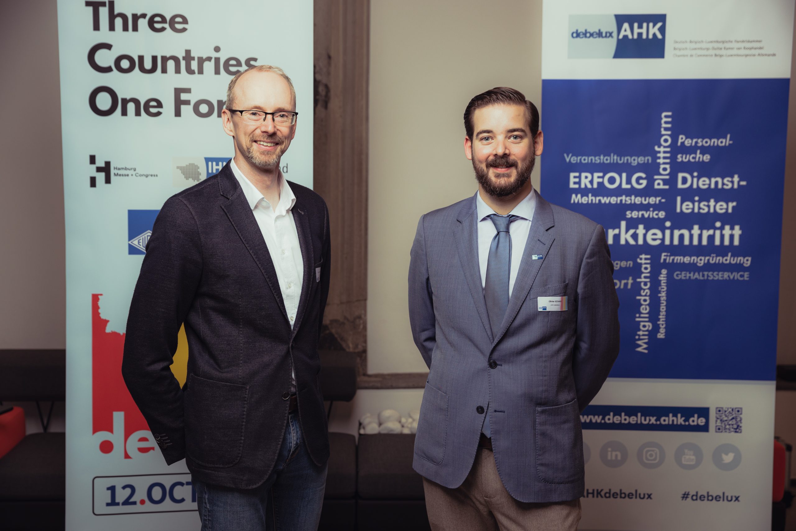 Drei-Länder-Konferenz Belgien Luxemburg und Deutschland der AHK debelux - Deutsch-Belgisch-Luxemburgische Handelskammer in Eupen